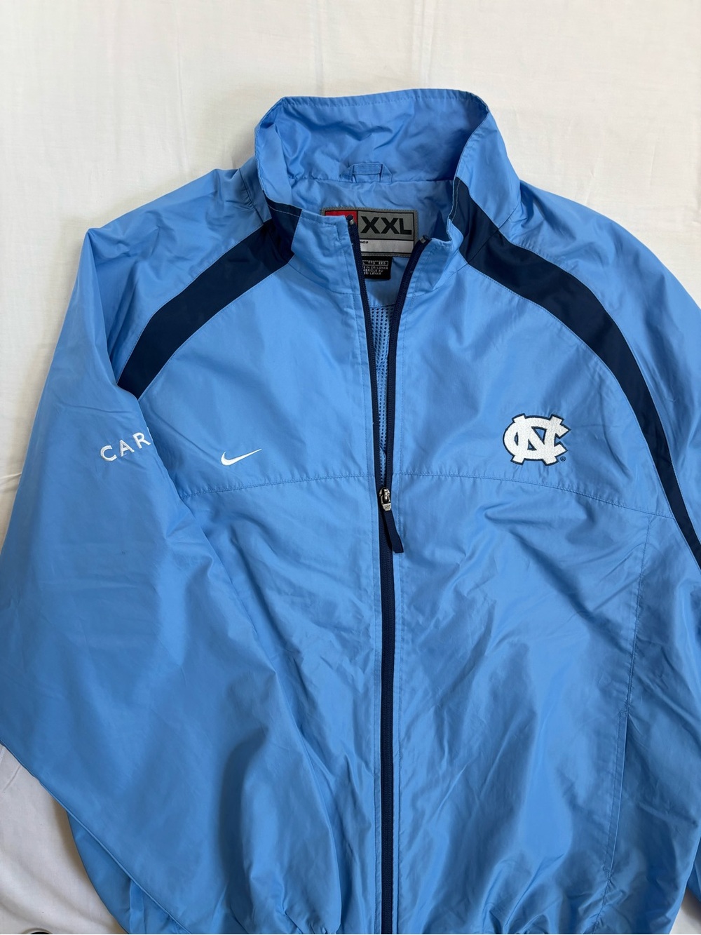 Nike North Carolina Tarheels XXl Jacket Full Zip Y2k Vintage 2000s